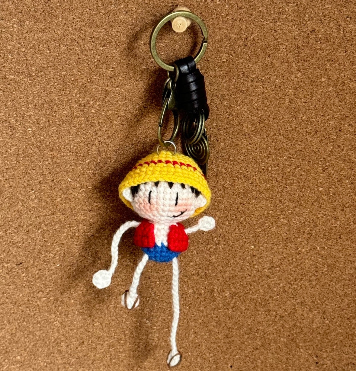Luffy crochet character amigurumi pattern preview