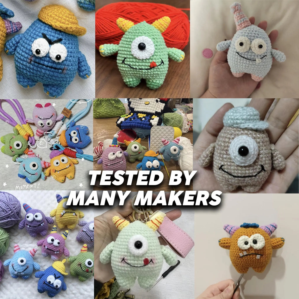 MINI monsters crochet pattern