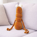 Marcus the Worm Crochet Pattern PDF – Funny Plush Amigurumi Toy
