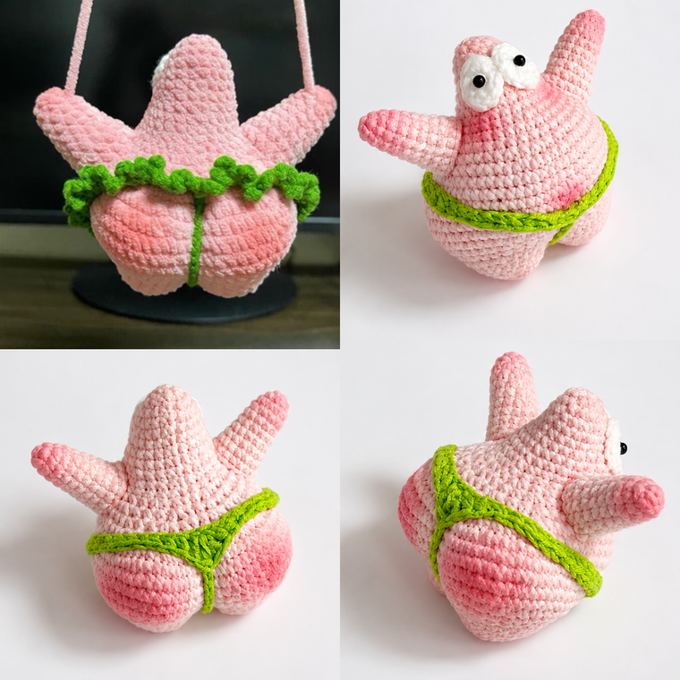 Dancing Ballet Sea Star Crochet Pattern (PDF) – Low Sew