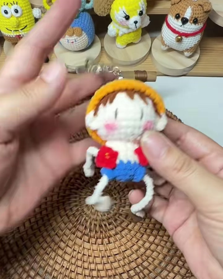 Luffy crochet pattern